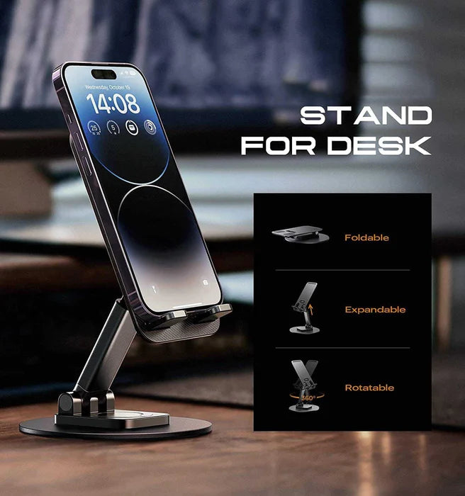 Mobile Phone Stand 360� Rotation Height and Angle