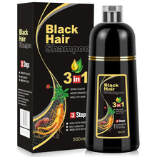 Load image into Gallery viewer, Unisex Instant Black Herbal Hair Dye Shampoo  3 in 1(100ml) Pack Of 2
