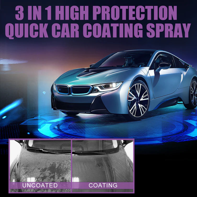 3 in 1 High Protection Quick Car Ceramic Coating Spray - Car Wax Polish Spray