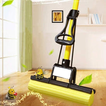 Load image into Gallery viewer, Mop Folding Squeeze Sponge Mop
