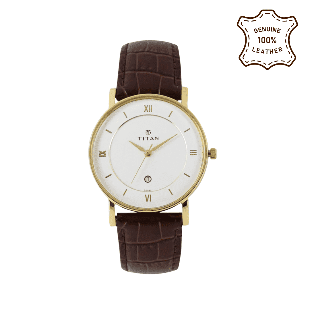 PU Leather Analog Watch