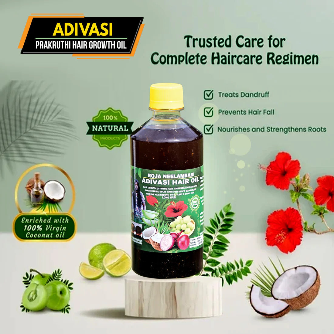 Adivasi Neelambari Herbal Hair Oil