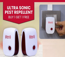 Load image into Gallery viewer, Ultrasonic Pest Repeller for Mosquito, Cockroaches, etc (Pack of 2)
