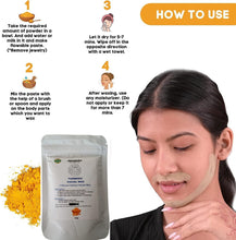 Load image into Gallery viewer, Turmeric Facial Wax - 5 Minute Painless Herbal Wax Powder (100g)
