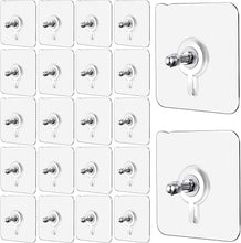 Load image into Gallery viewer, Wall Hooks, Adhesive Wall Screws Hanging Nails 10 Pcs
